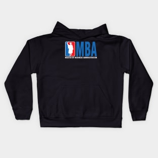 MBA Graduation Pun design - Master of Business Administration Kids Hoodie